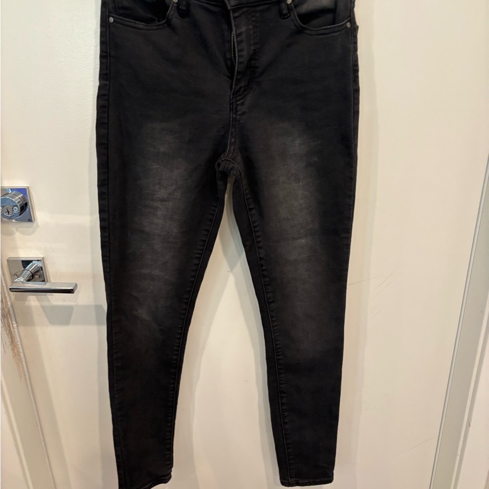 RSQ Black Skinny Jeans Distressed Look